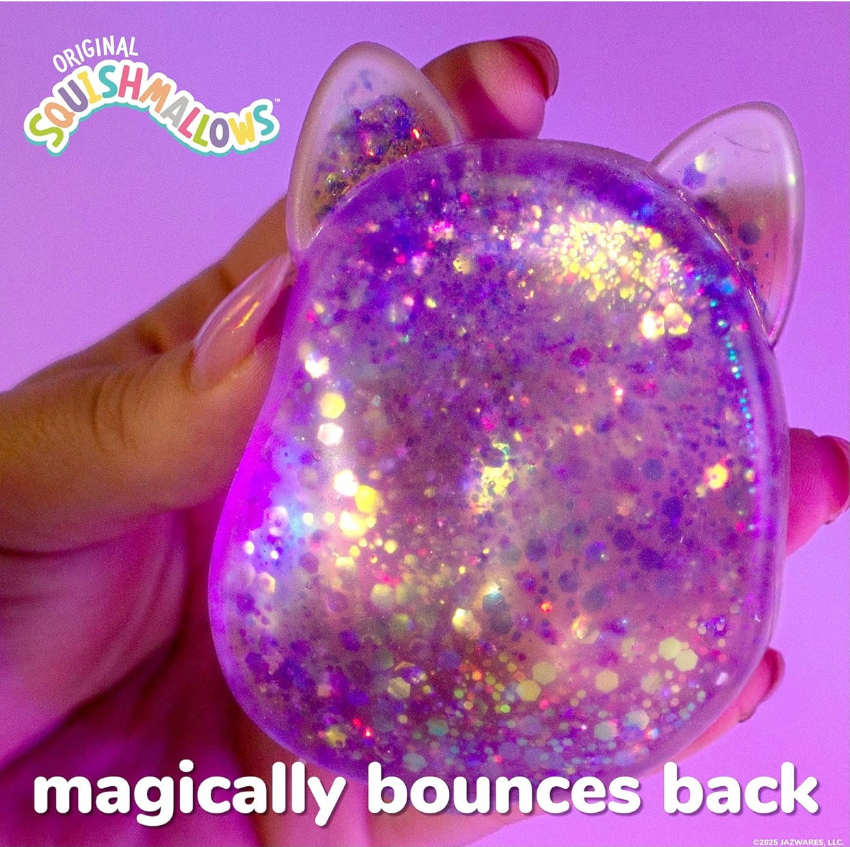 Squishmallows Slimygloop Purple Gelli Gels Squeeze Toy