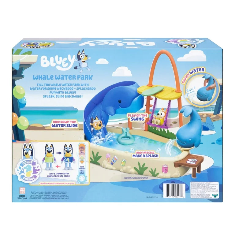 Bluey Whale Water Park Playset