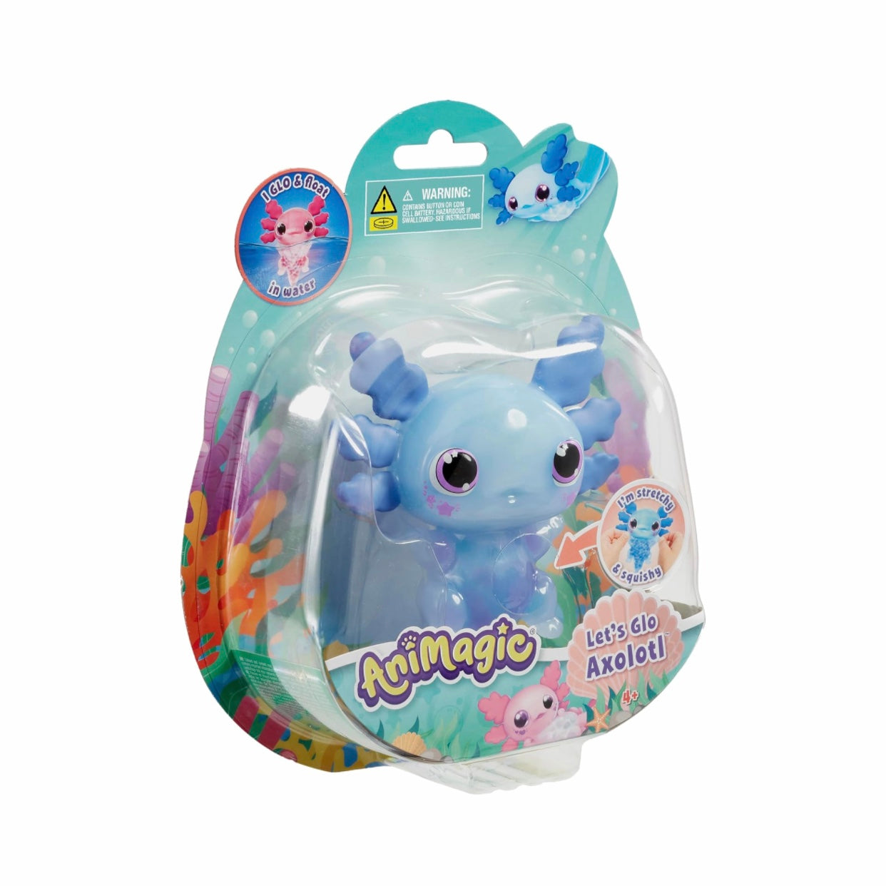 Animagic Let's Glo Axolotl Blue | Kidstationph