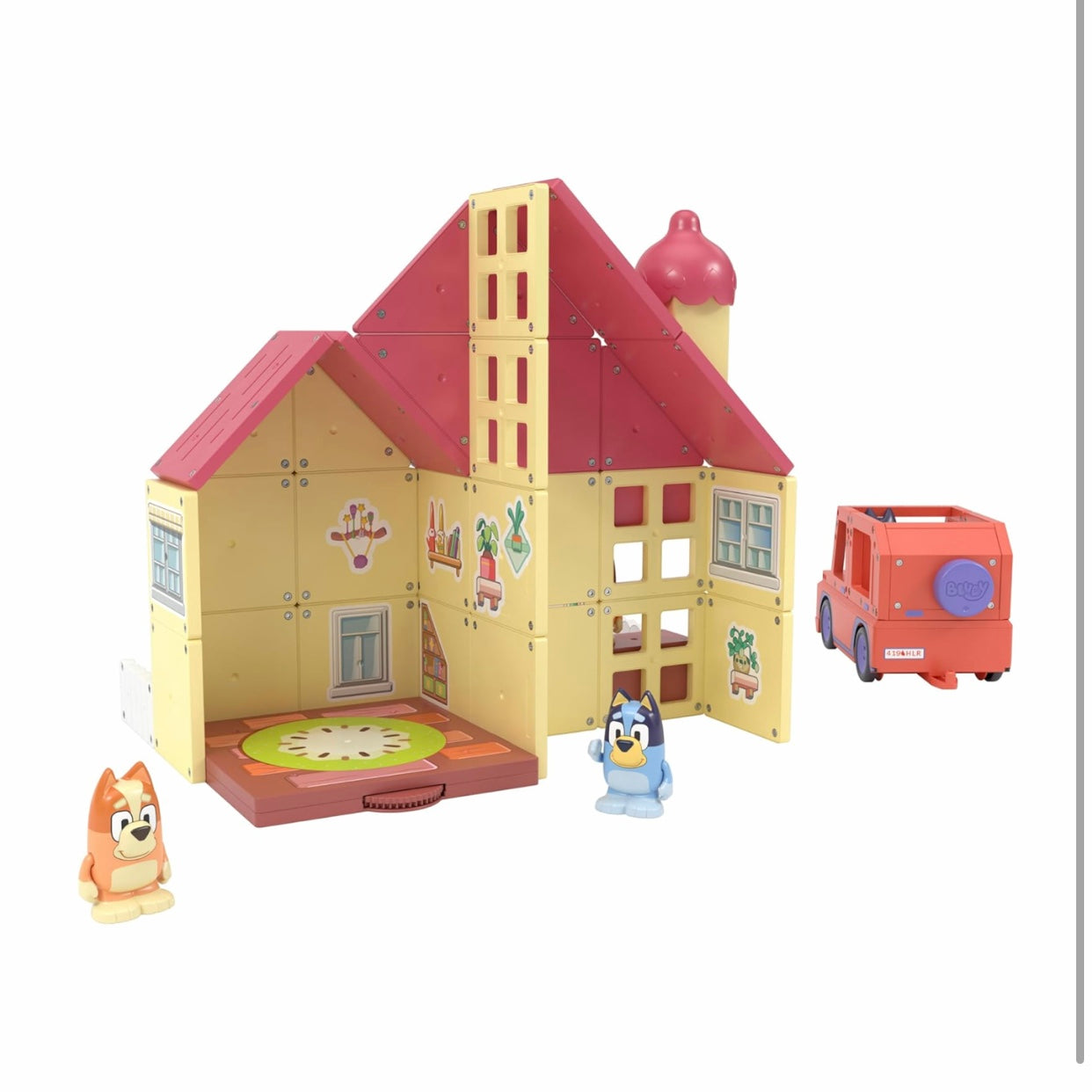 Tile Town Bluey Heeler Home & 4WD Vehicle Tile Set