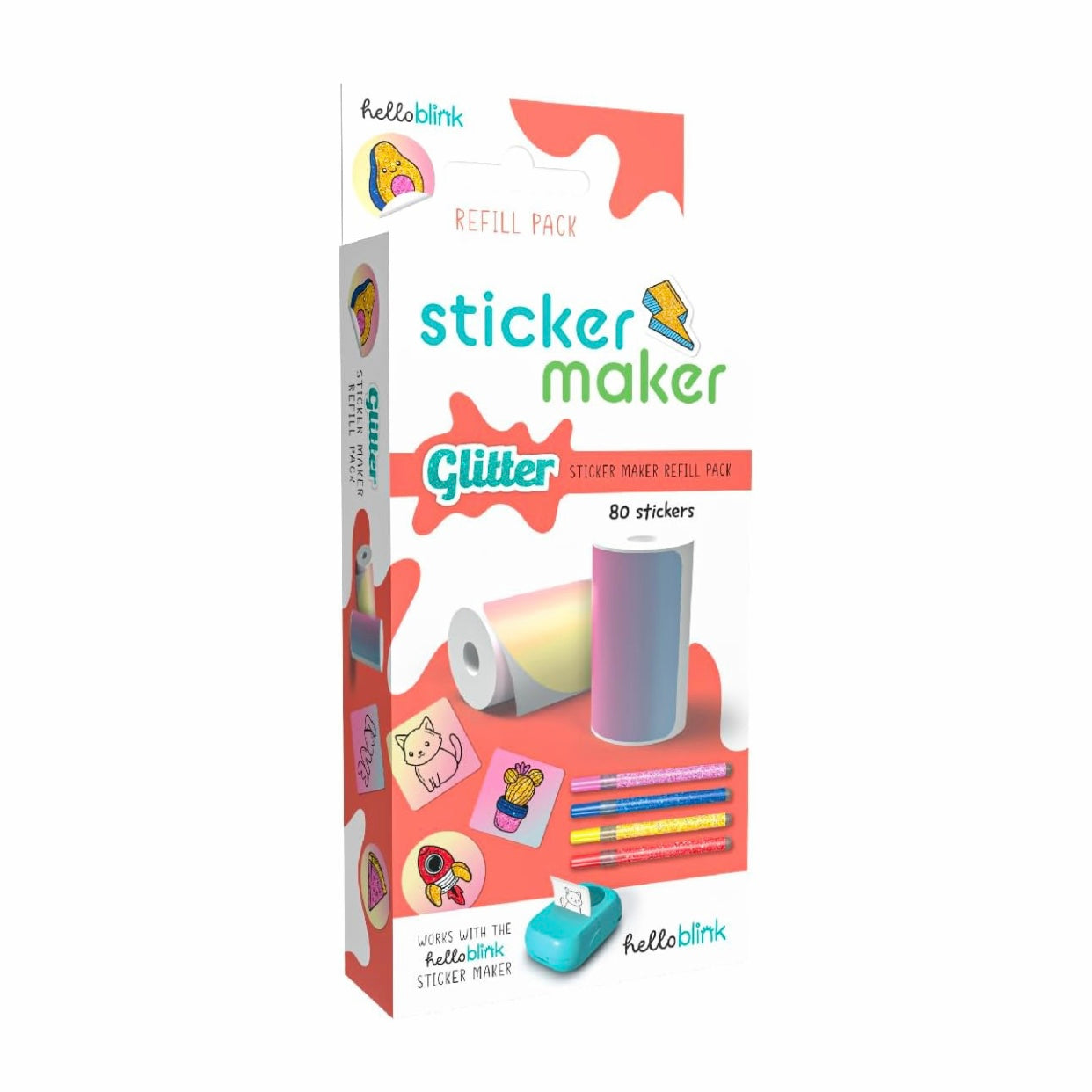 Hello Blink Sticker Maker Refill Pack Glitter Sticker