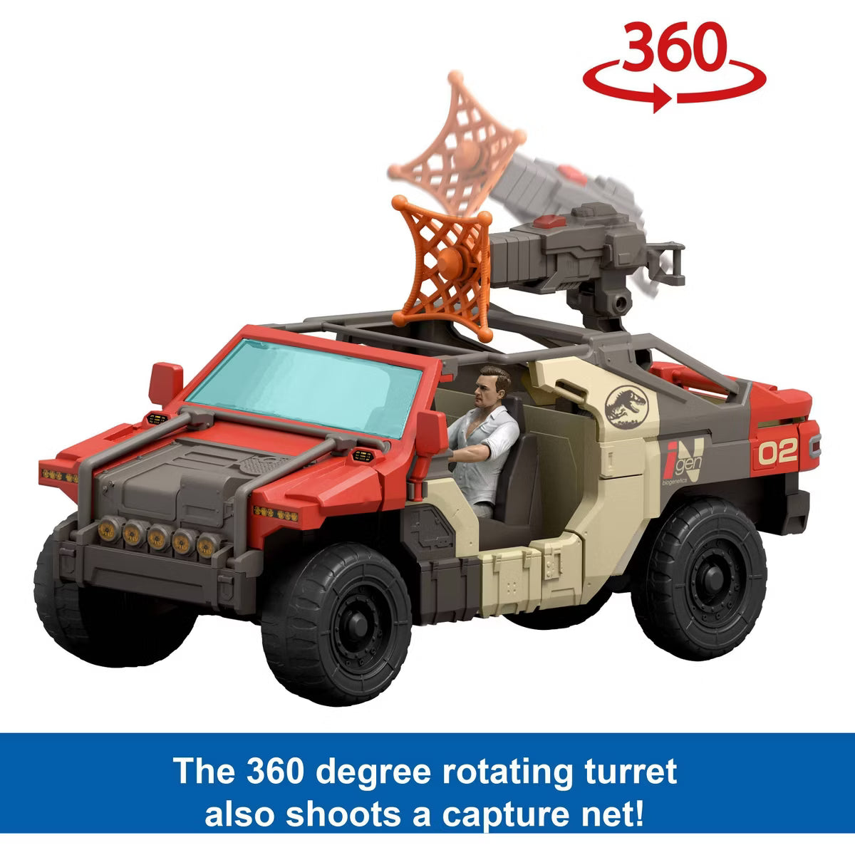 Jurassic World Rebirth Launch N’ Battle Vehicle Set