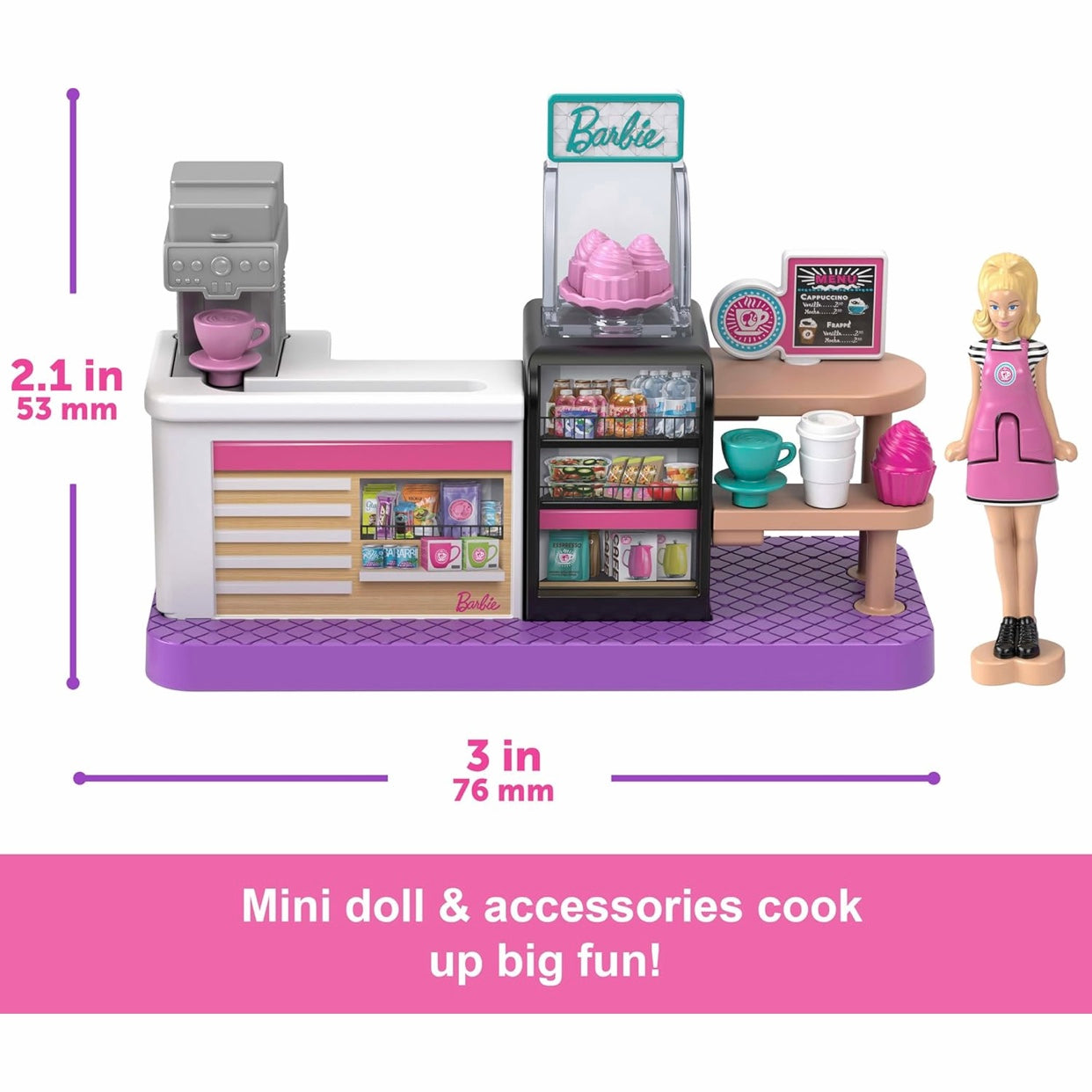 Barbie Mini Barbieland Collectible Bakery Playset