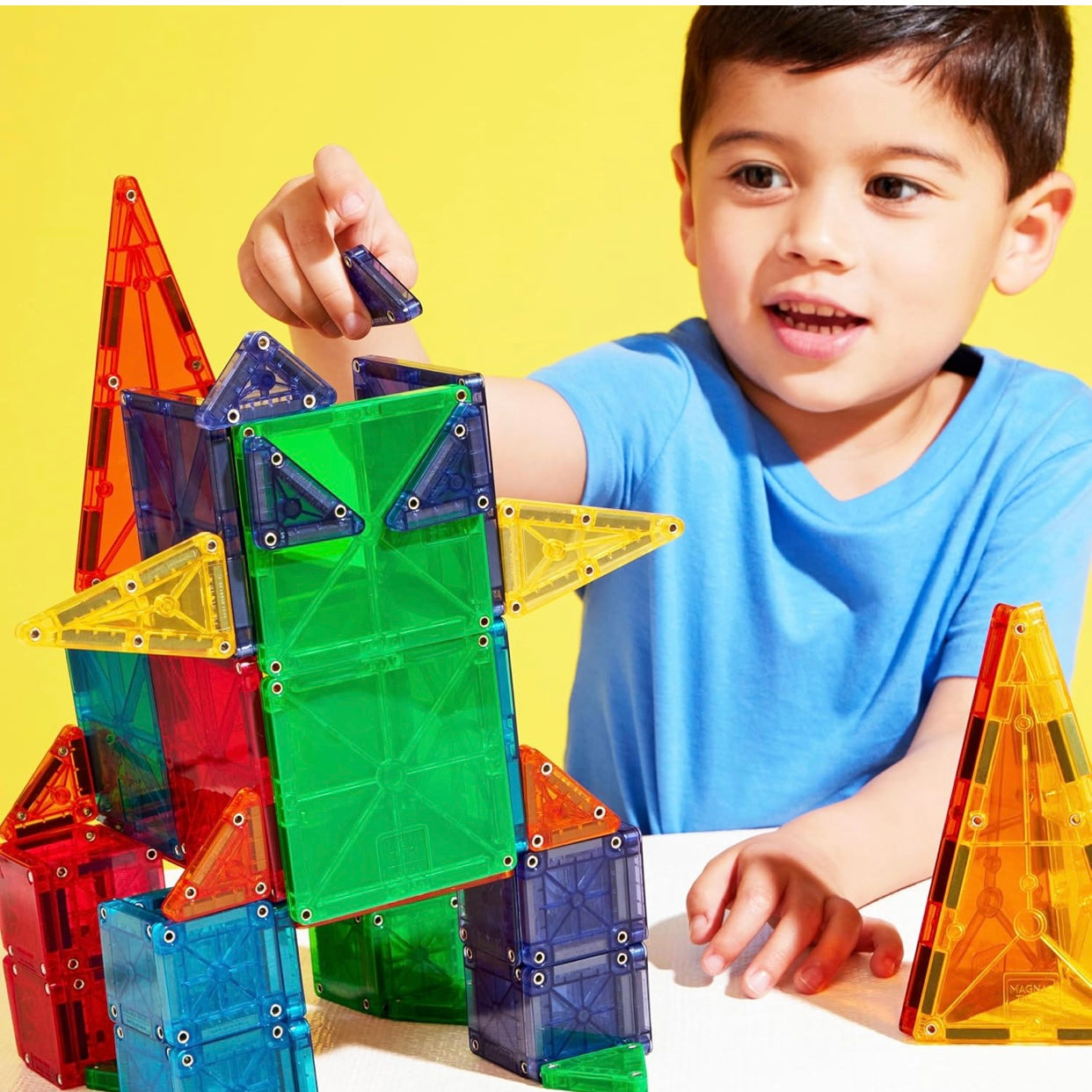 Magna-Tiles Combo 62piece Magnetic Construction Set