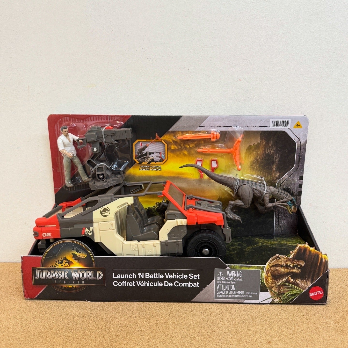 Jurassic World Rebirth Launch N’ Battle Vehicle Set