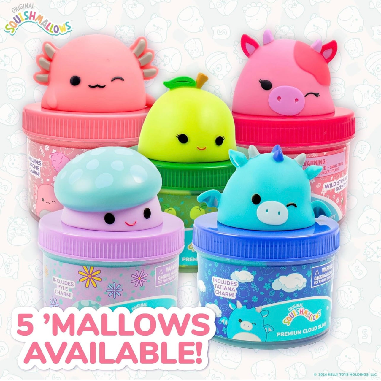 Squishmallows Original Premium Scented Slime 3Pack