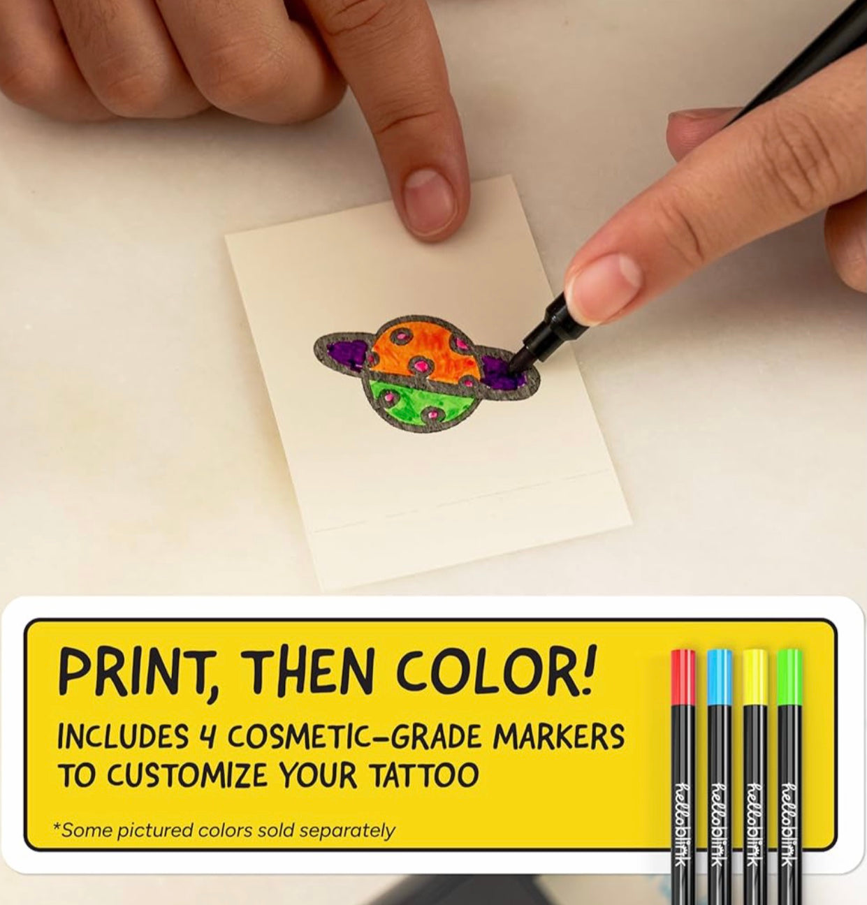 Hello Blink Tattoo Maker Temporary Tattoo Printer