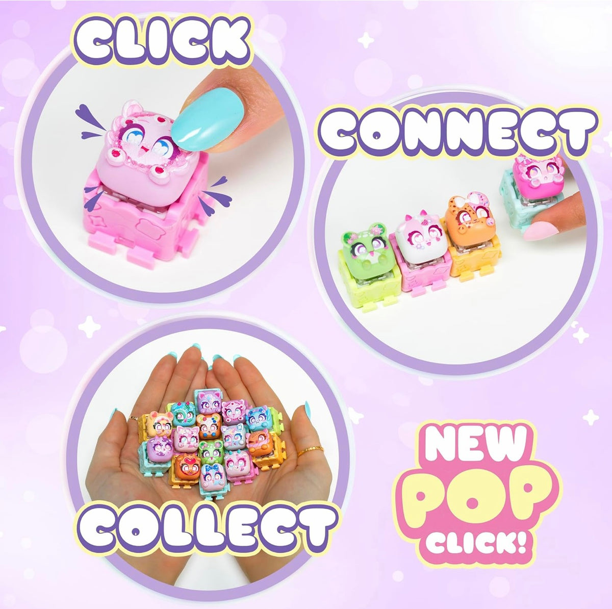 Clickeez Series 3 Keyboard Mega Pack(Bubble Pops- 4 Themed)