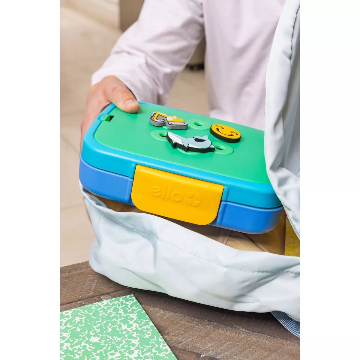 Ello Kids Benni Polypropylene Food Storage Container - Green