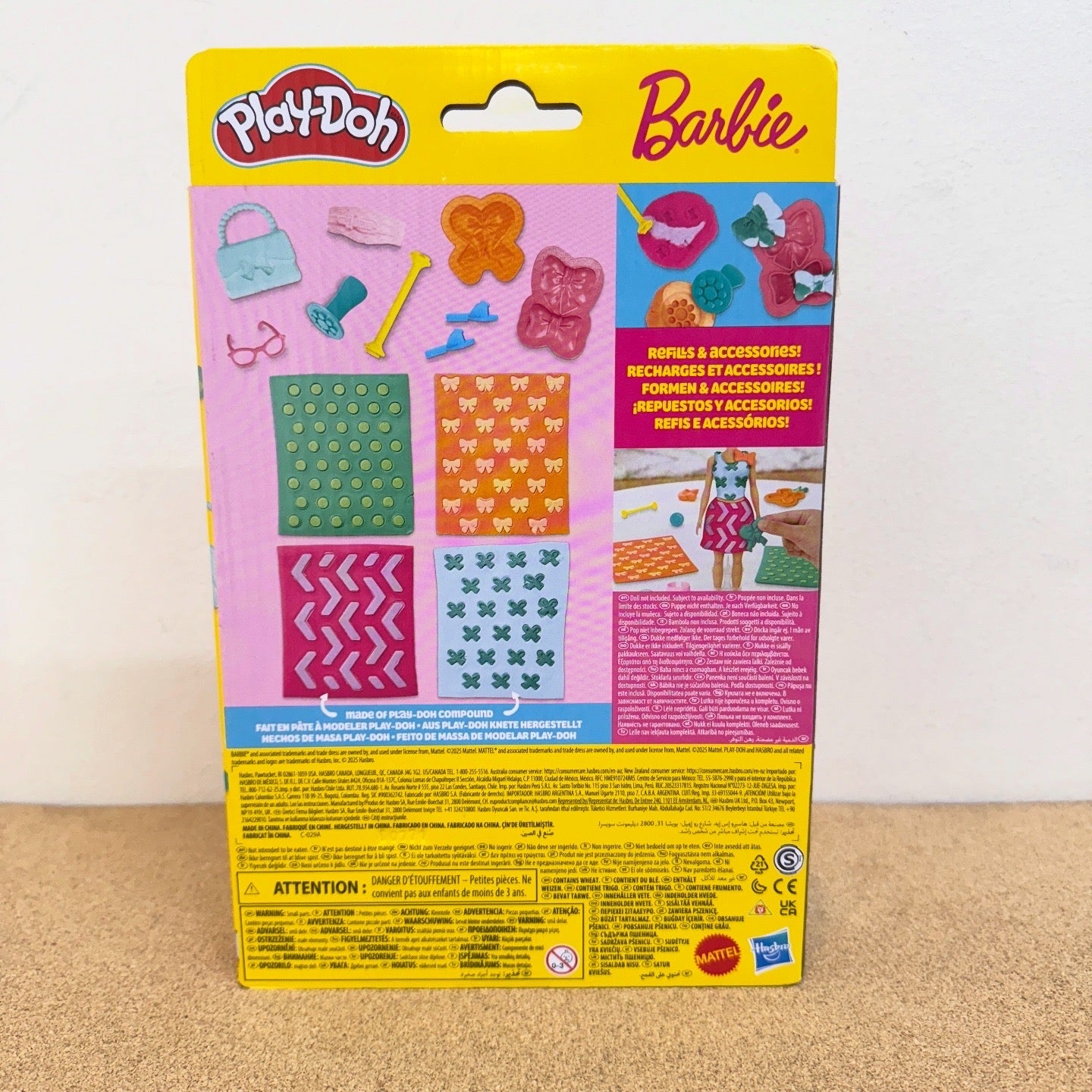 Play Doh Barbie Pearls and Bows Pattern Pack