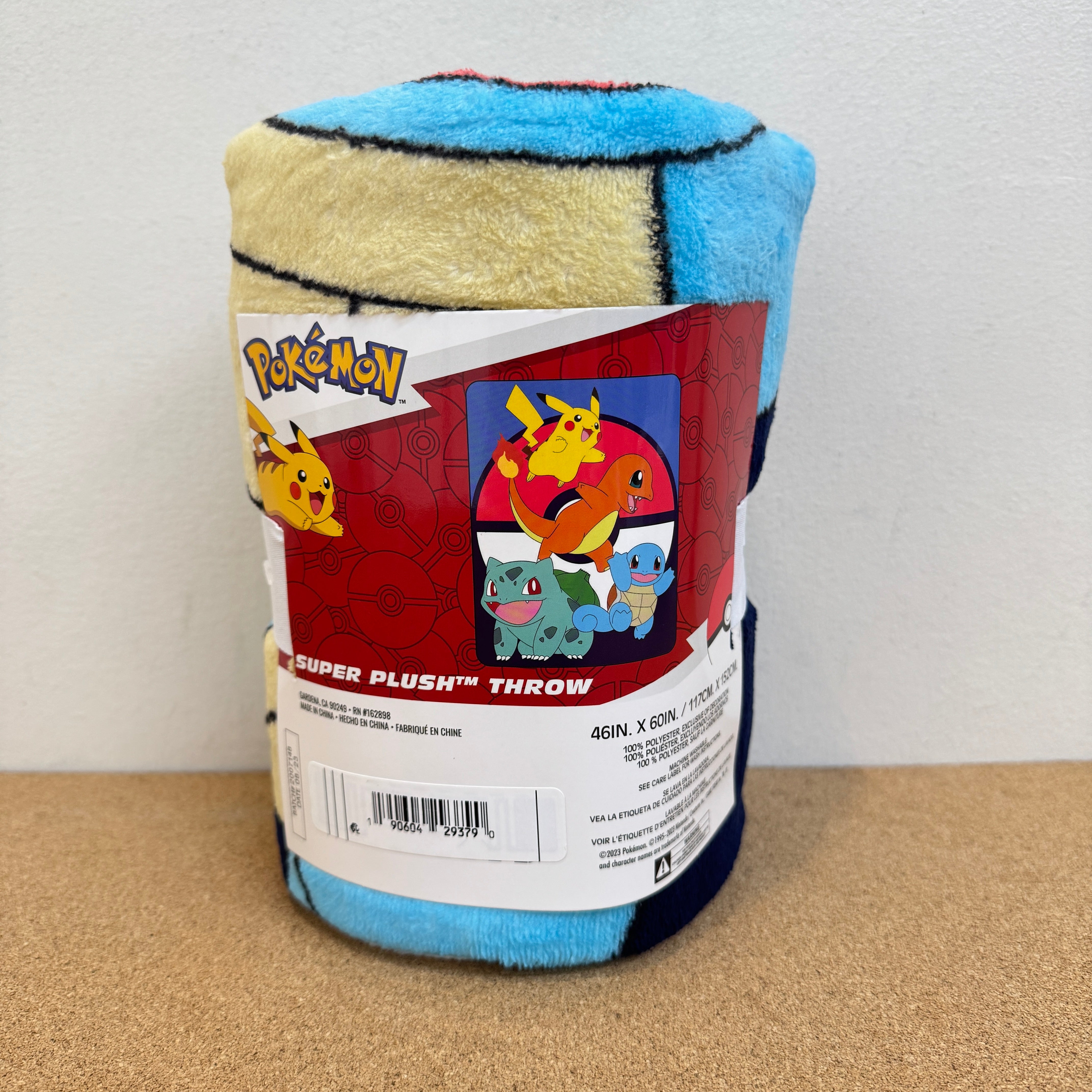 Pokemon Kids Throw Blanket 46x60 Inch