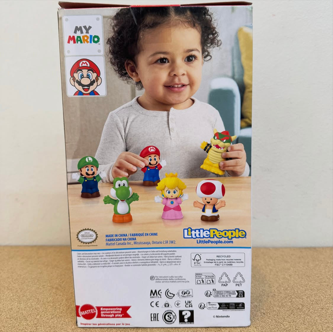 Fisher Price Little People My Mario Figure 6Pack Set