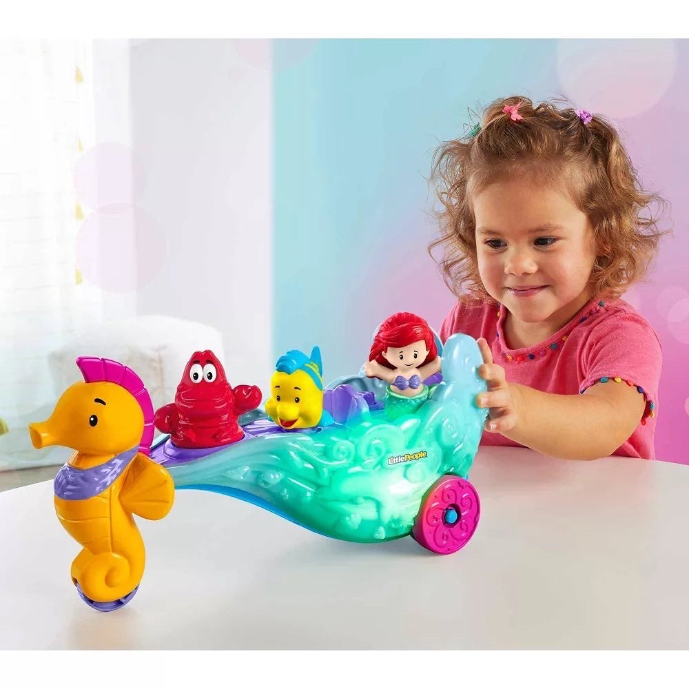 Fisher Price Little People x Disney Ariel’s Light Up Sea Carriage