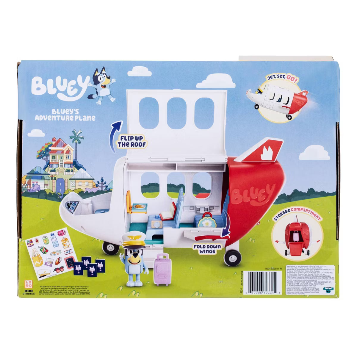 Bluey’s Adventure Plane Playset