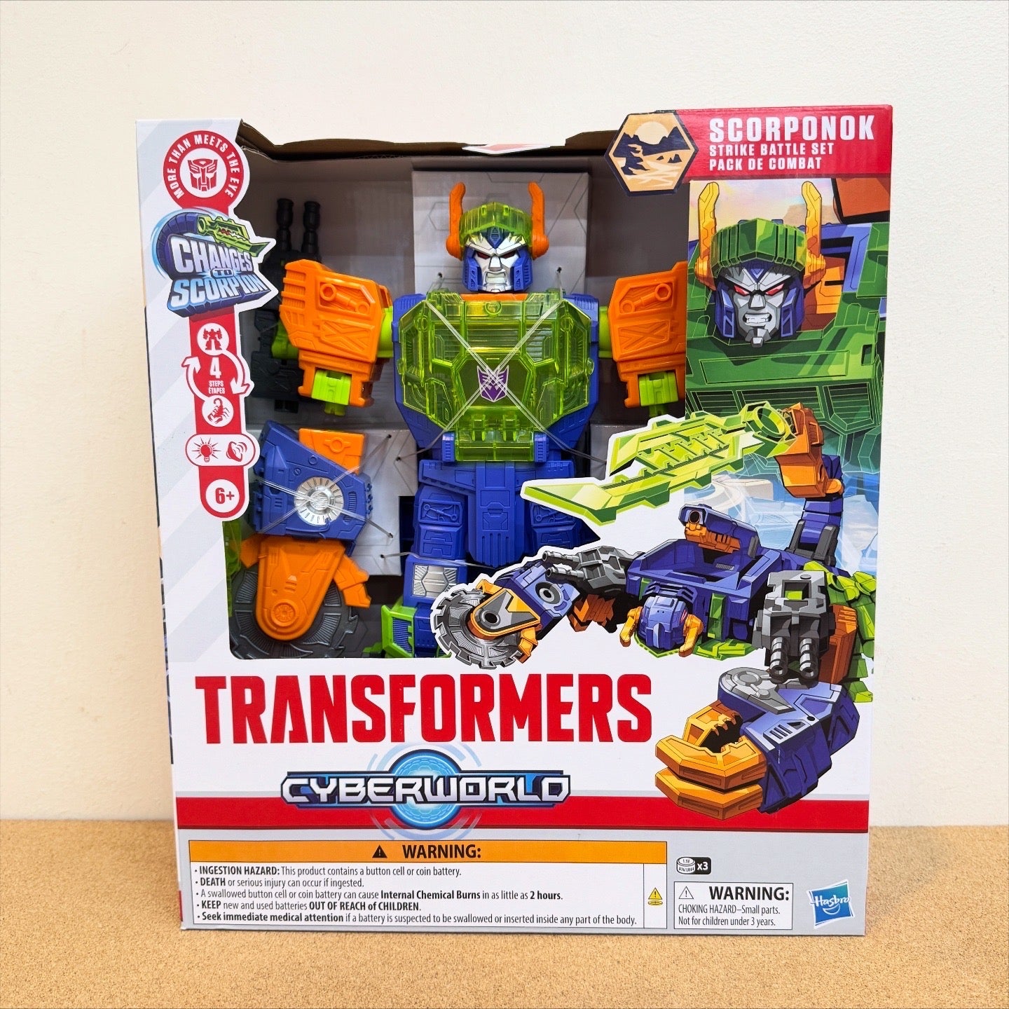 Transformers Cyberworld Scorponok Strike Battle Set