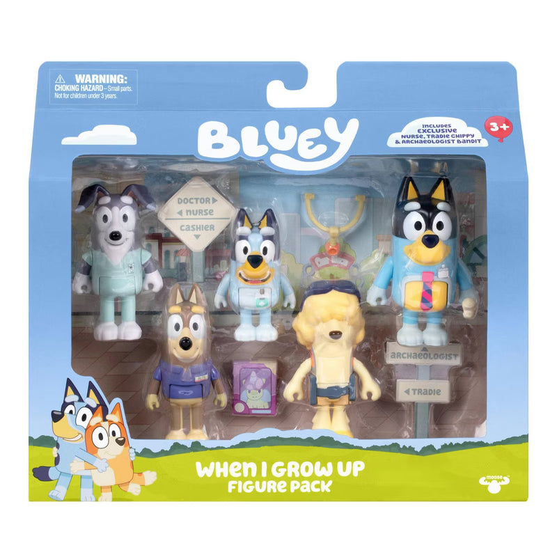 Bluey When I Grow Up Figure Pack