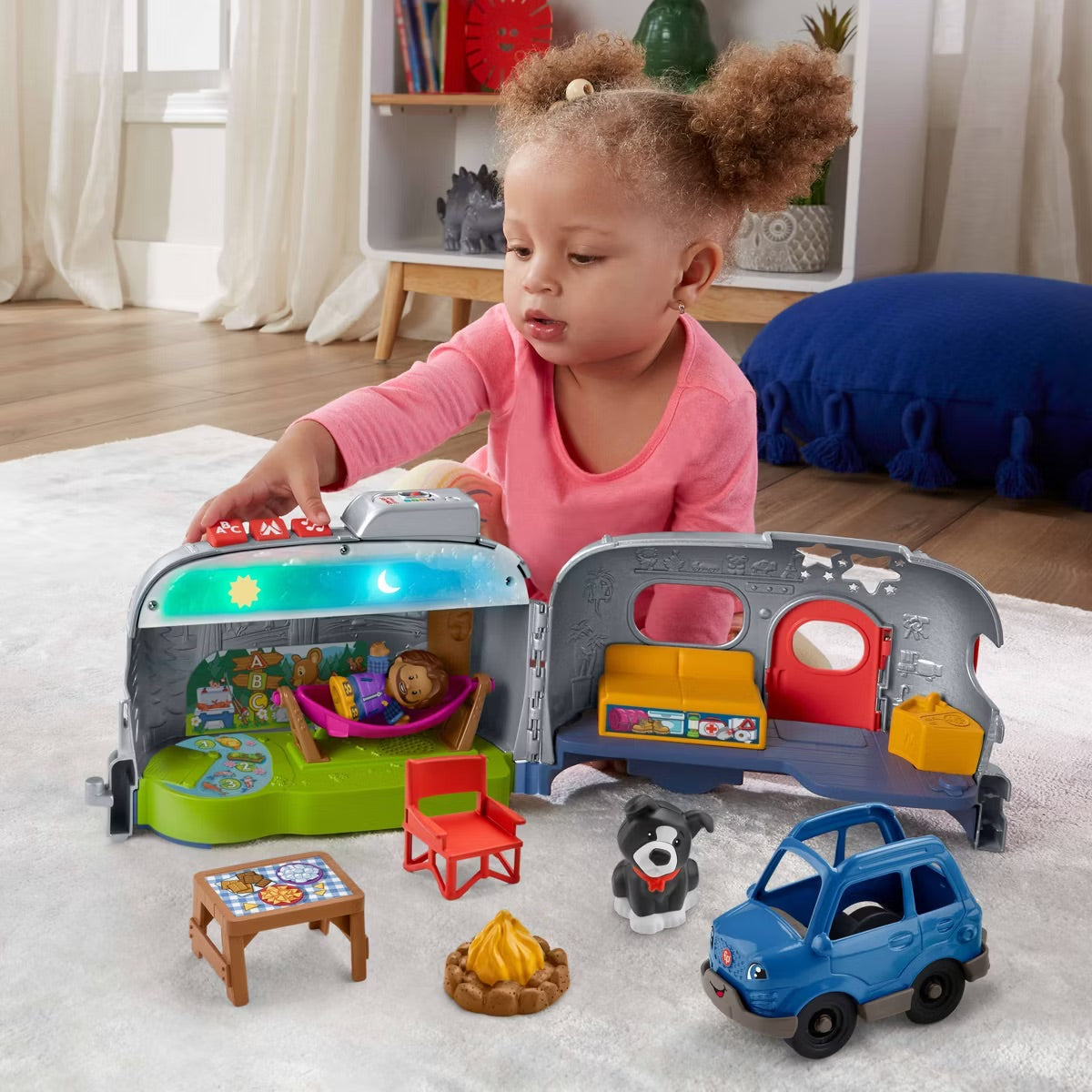 Fisher Price Little People Light Up Learning Camper