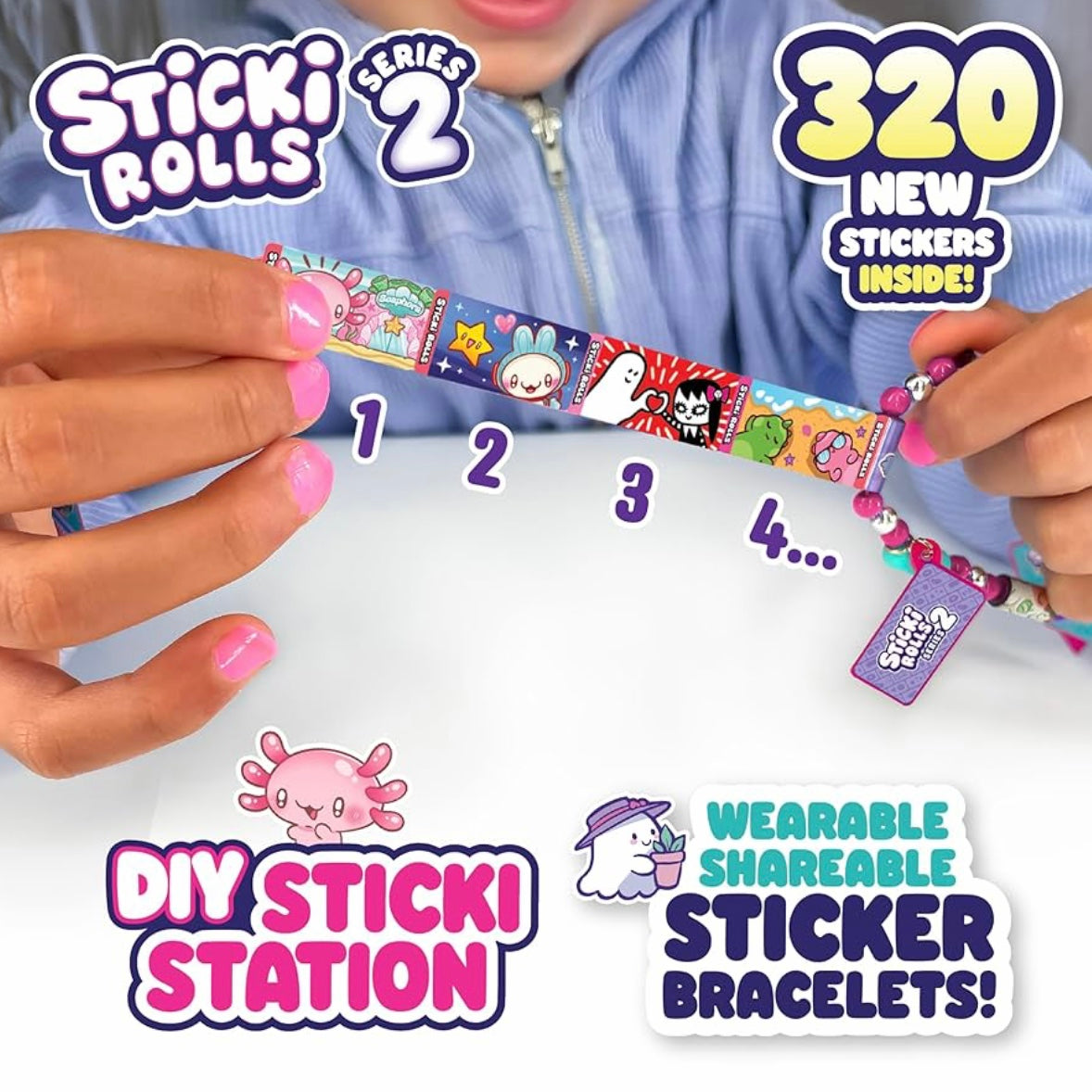 Sticki Rolls Series 2 Sticki Station Sticker Jewelry Kit