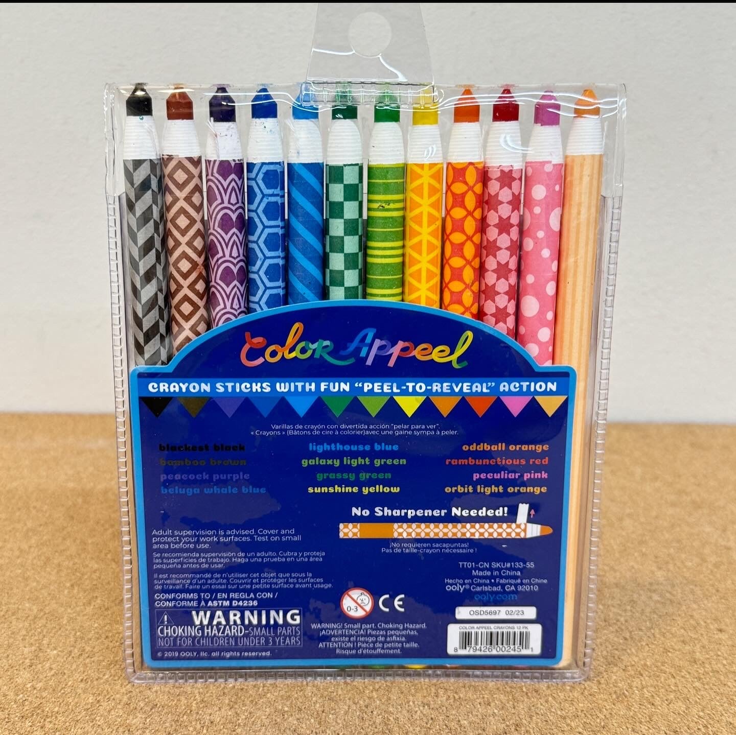 Ooly Color Appeel Crayons 12 Crayons Sticks