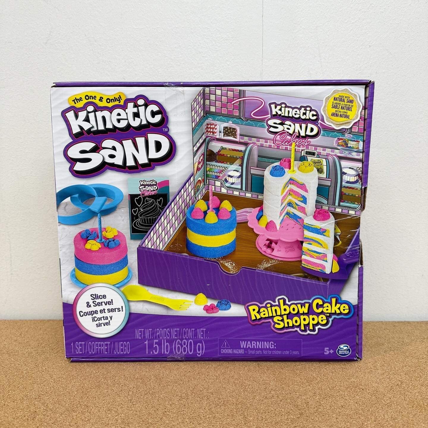 Kinetic Sand Rainbow Cake Shoppe Playset