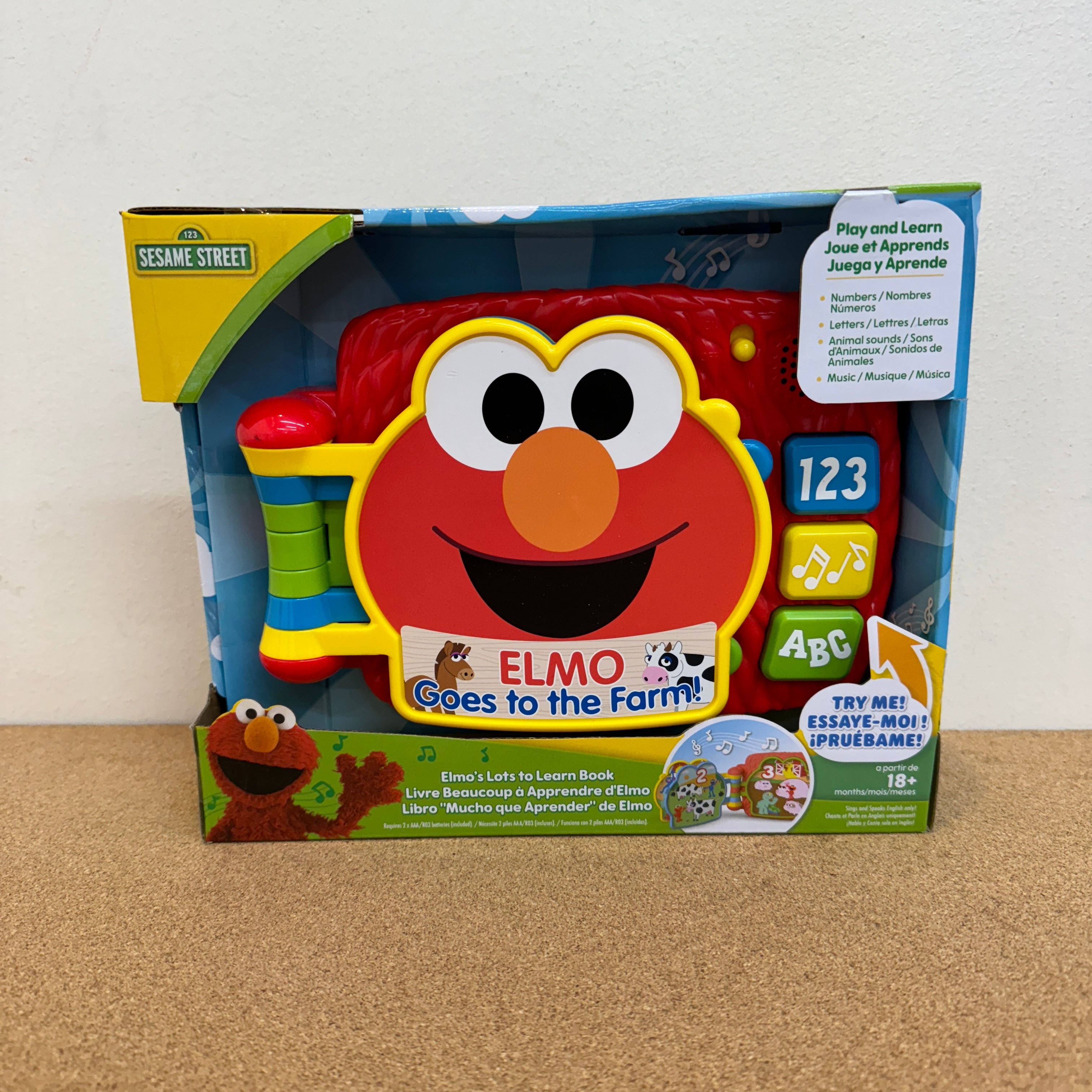 Sesame Street Elmo’s Lots To Learn Book