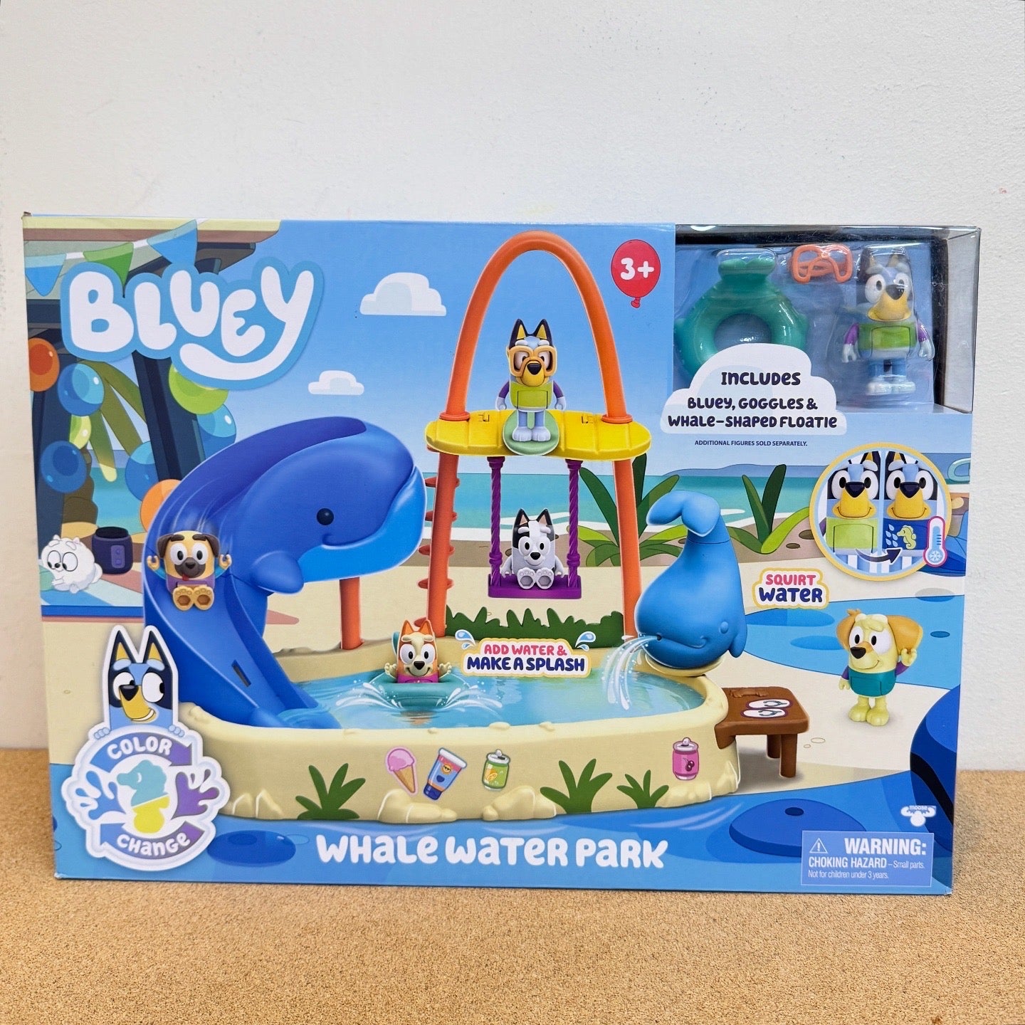 Bluey Whale Water Park Playset