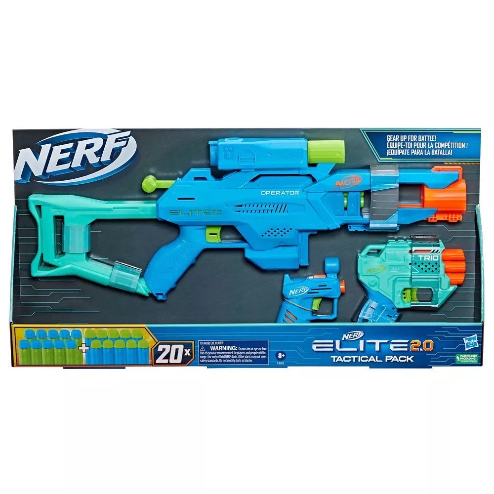 Nerf Elite 2.0 Tactical Blaster 3pk | Kidstationph