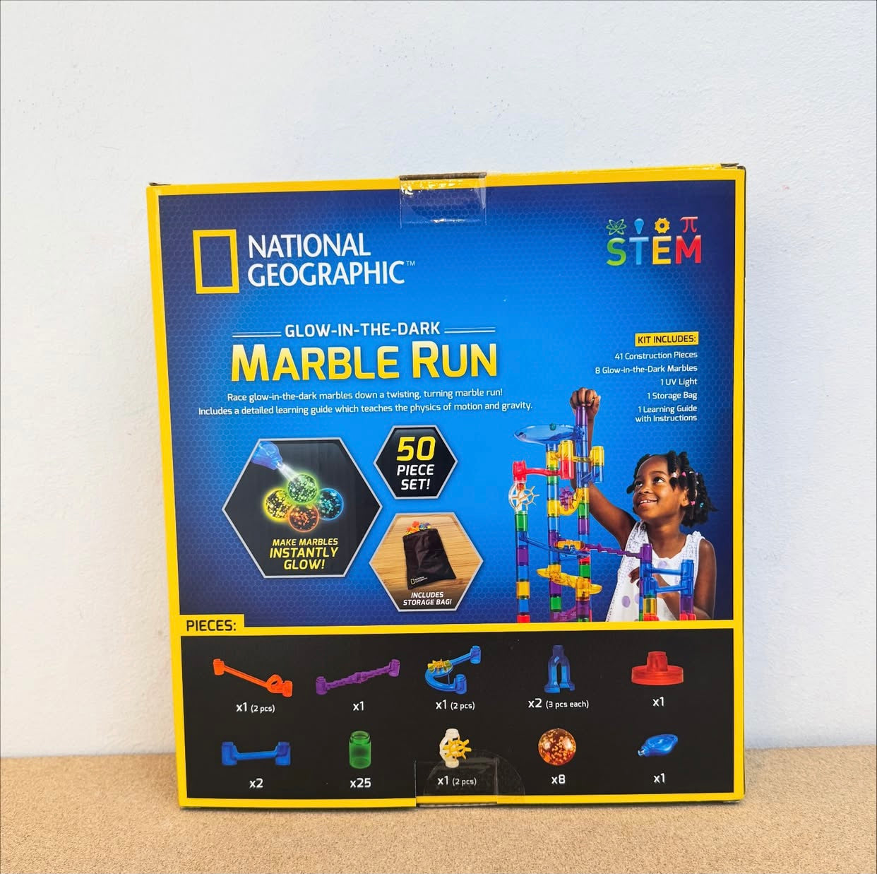National Geographic Glow in the Dark Marble Run