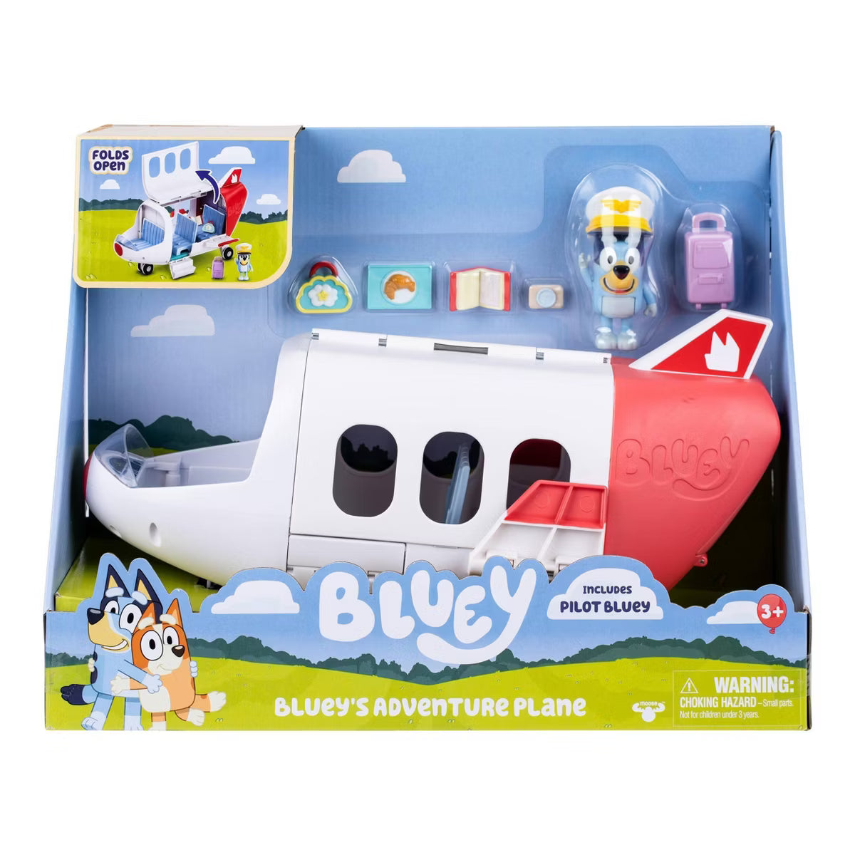 Bluey’s Adventure Plane Playset