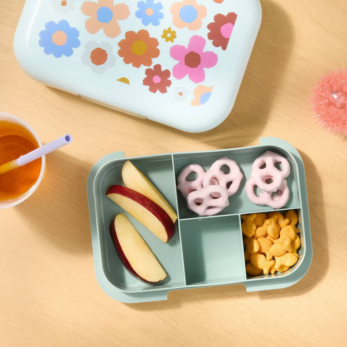 Pillowfort Bento Box 26fl oz Food Storage - Aqua