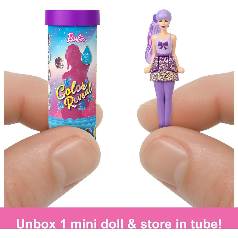 Barbie Mini BarbieLand Color Reveal Doll with Surprise Water Reveal