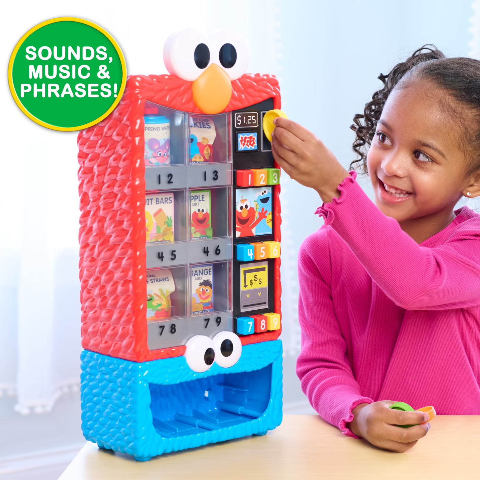 Sesame Street Elmo’s Sesame Snacks Vending Machine Toy