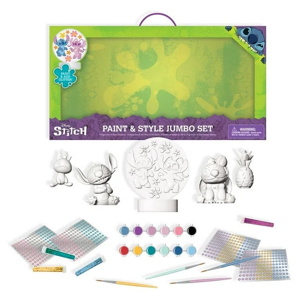 Disney Stitch Paint and Style Jumbo Set