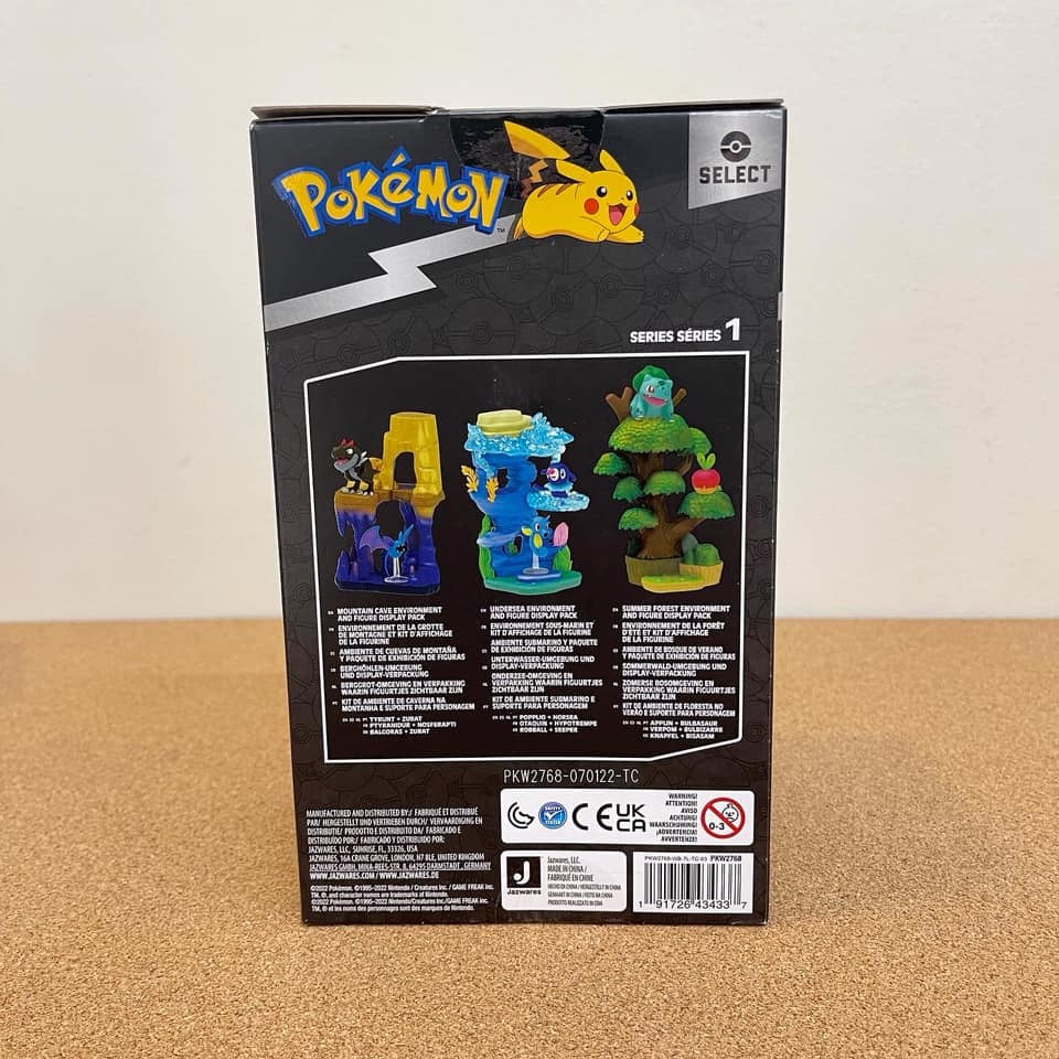 Pokemon Mountain Cave Environment & Figure Display Pack