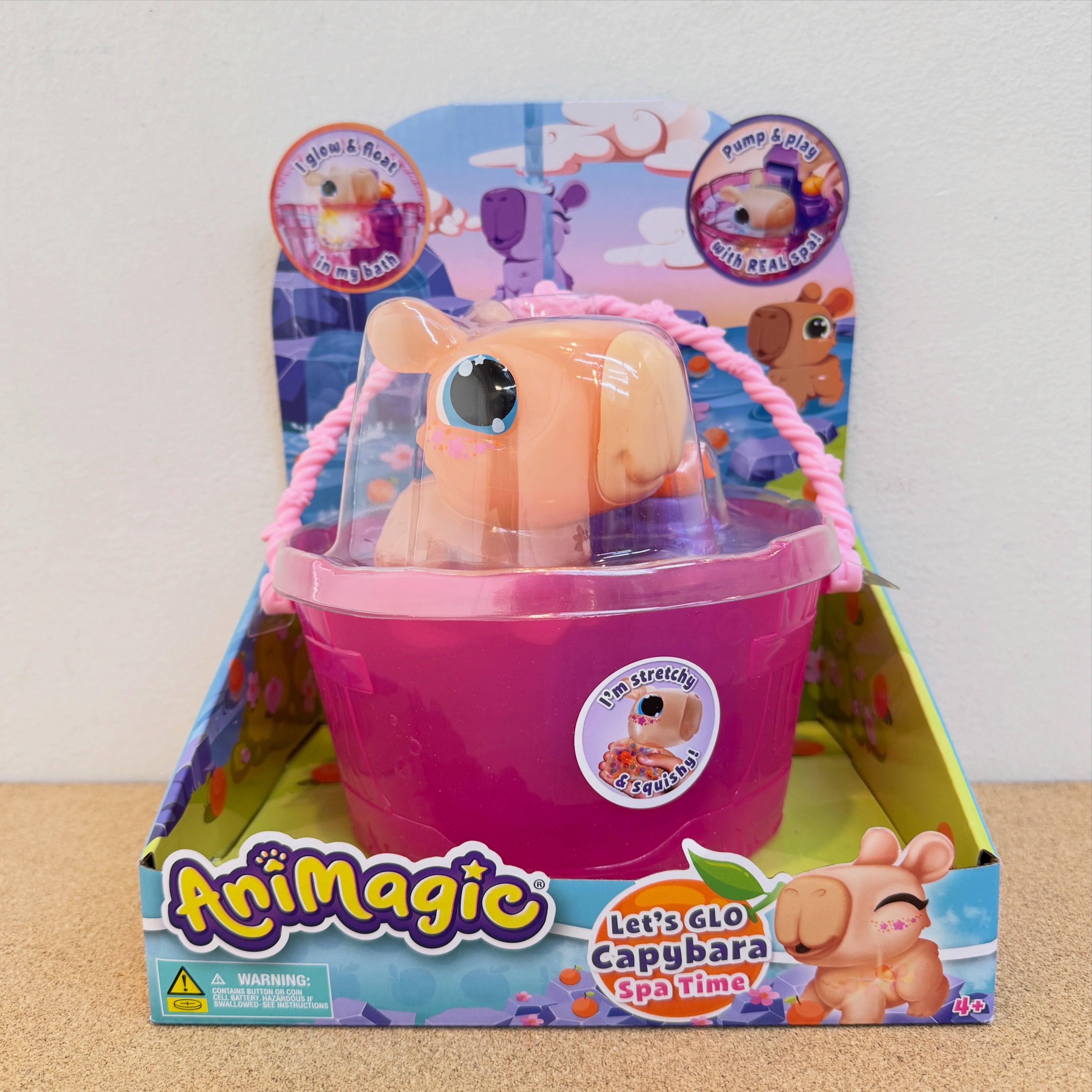 Animagic Let’s Glo Capybara Spa Time