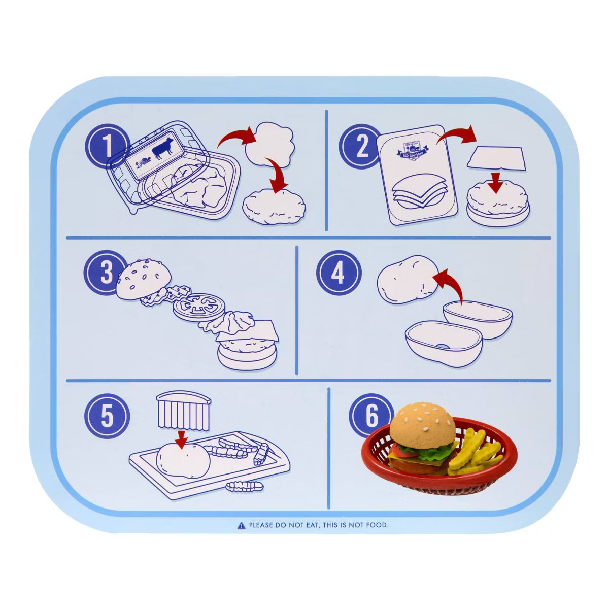 Little Tikes Creative Chefs Cheeseburger & Fries Kit