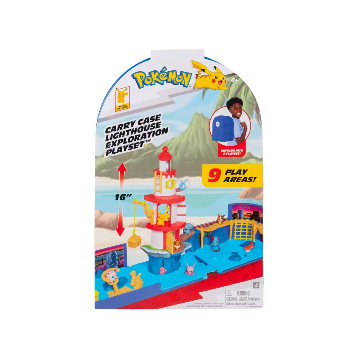 Pokemon Carry Case Lighthouse Exploration Playset