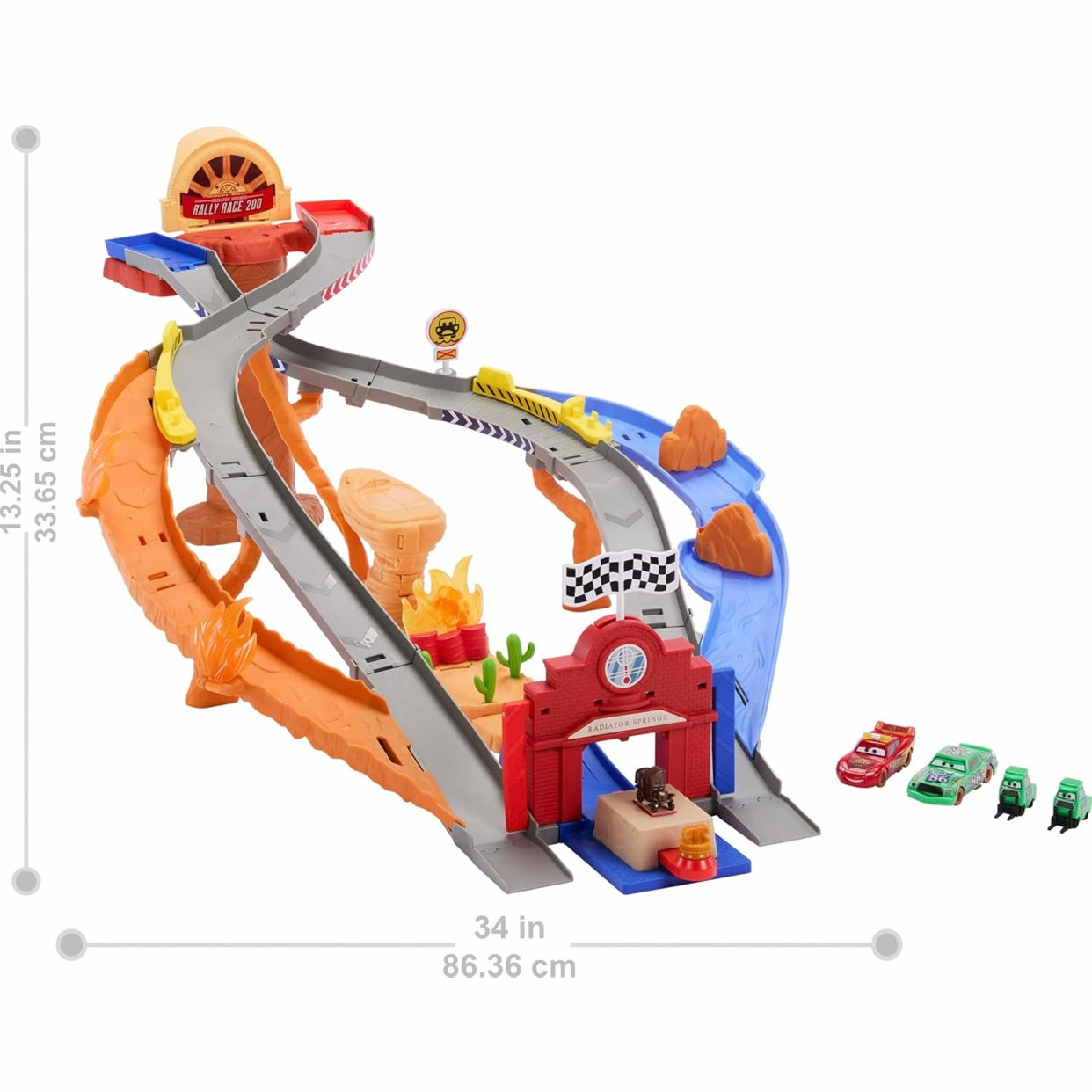 Disney and Pixar Cars Rescue Road Raceway Playset