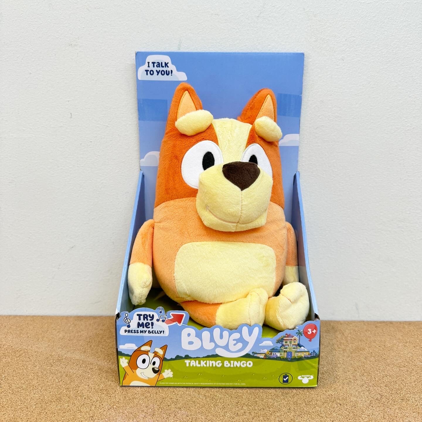 Bluey Talking Bingo Plush 12”