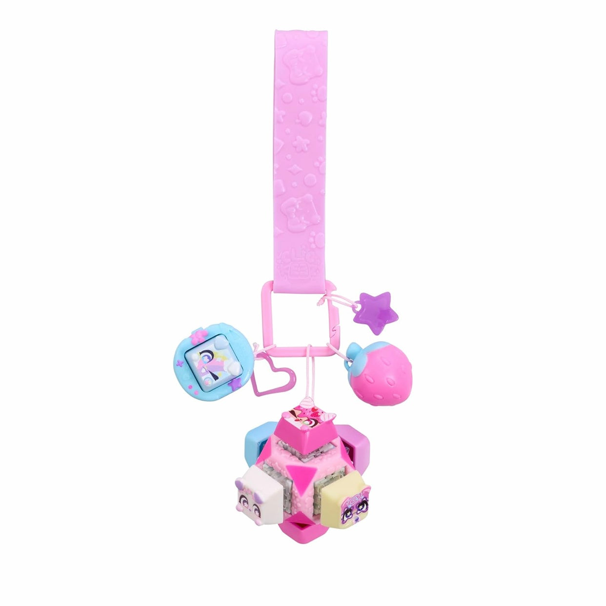 Clickeez Deluxe Keychain Fidget Cube
