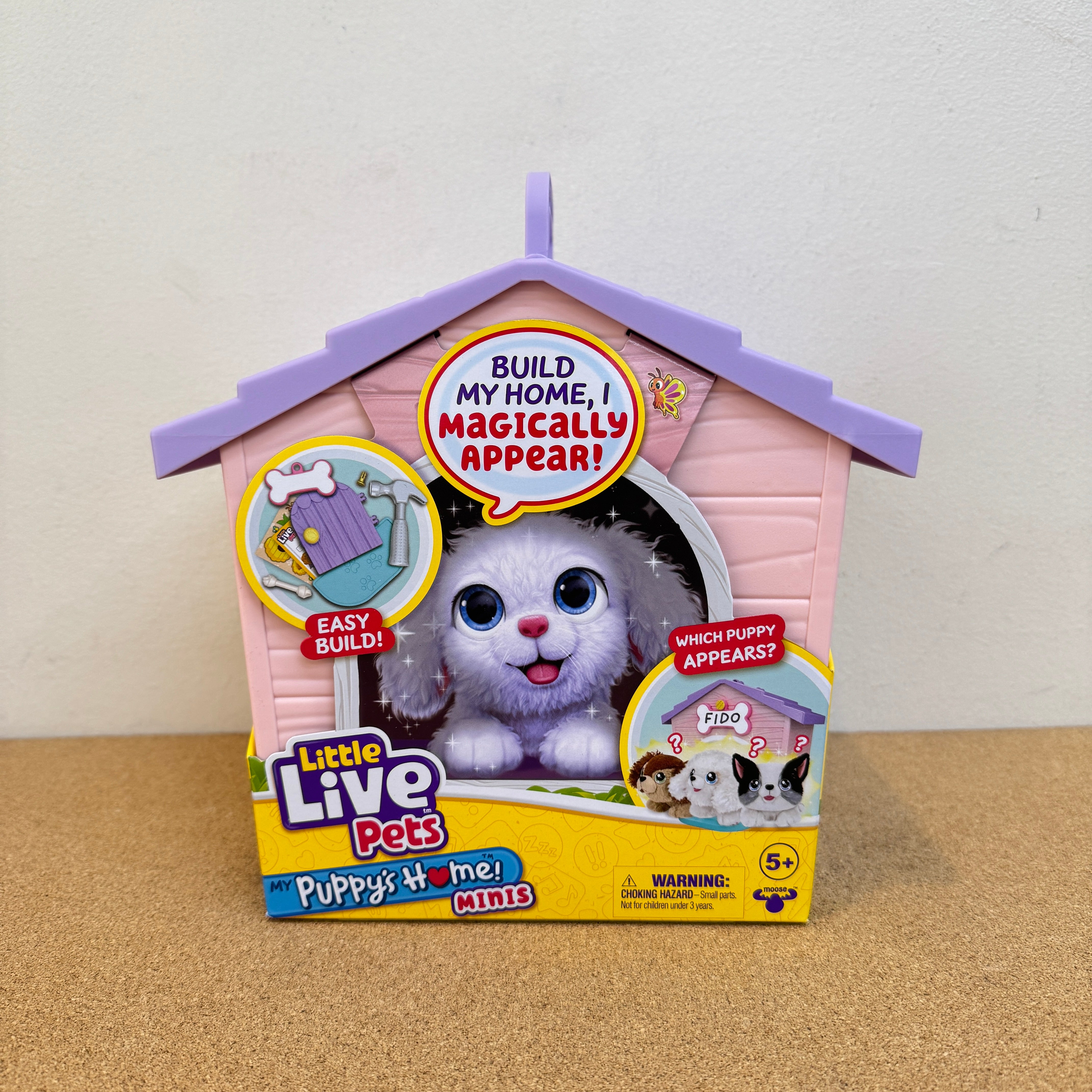Little Live Pets Puppy’s Homes Minis - Pink & Purple Home