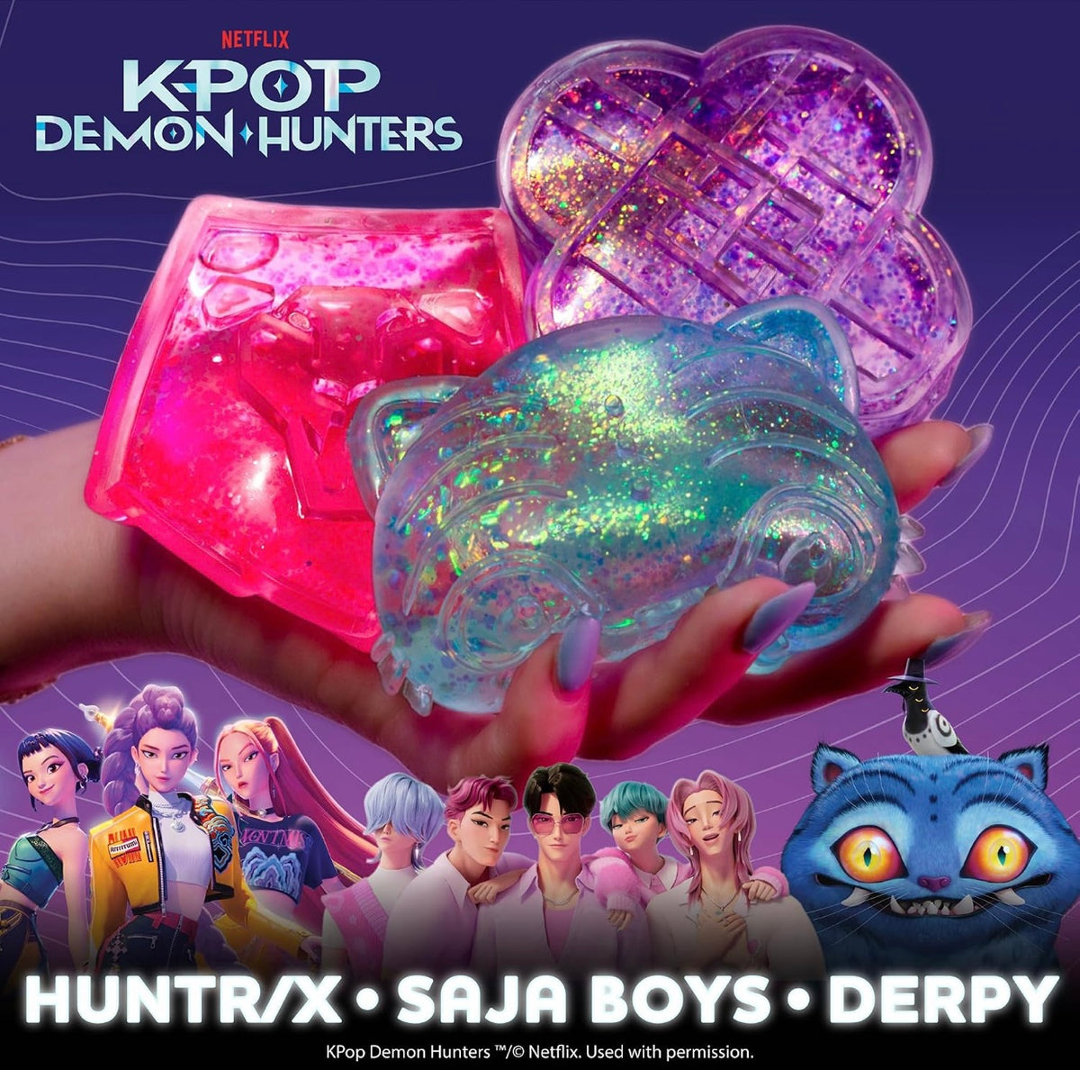 Slimygloop Gelli Gels Kpop Demon Hunters Saja Boys