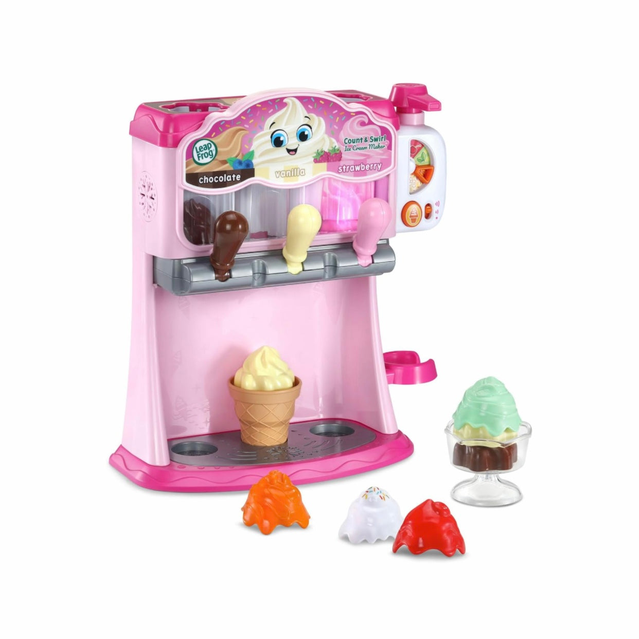 Leap Frog Count & Swirl Ice Cream Maker Playset - Pink