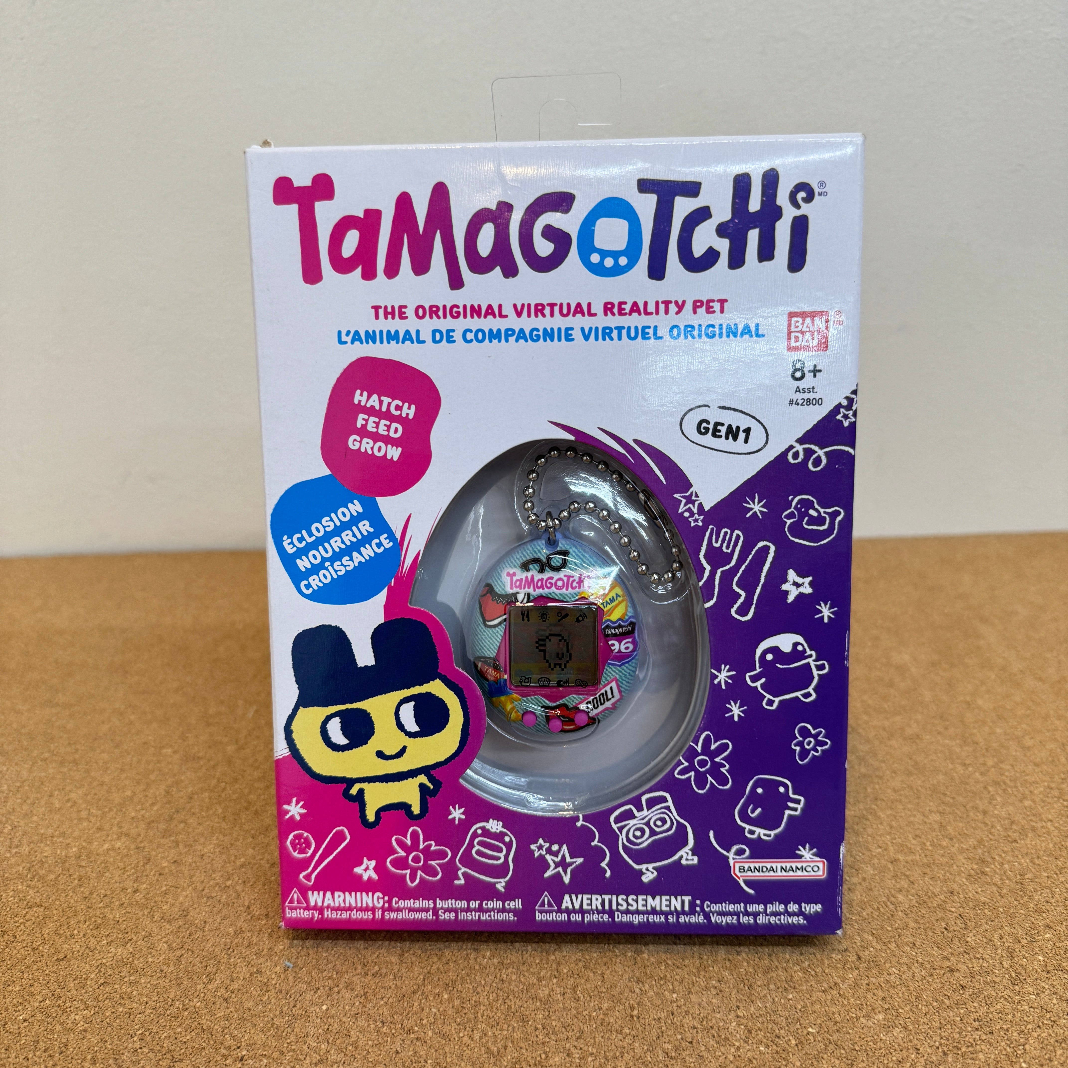 Tamagotchi The Original Virtual Reality Pet- Denim Patches