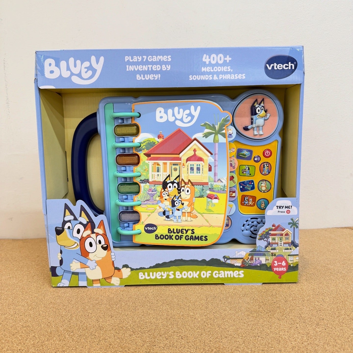 Vtech Bluey Book Of Games Toddler Toy