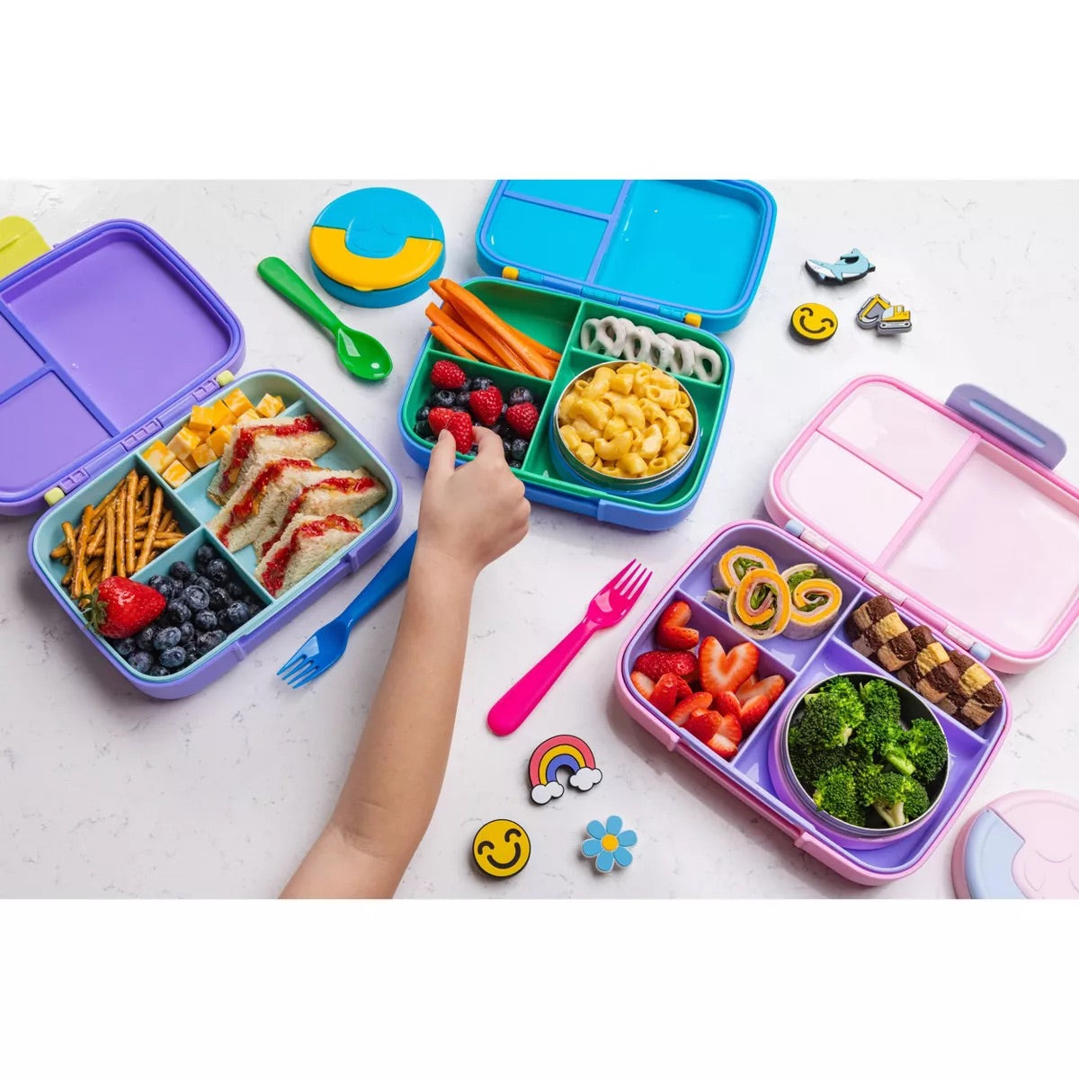 Ello Kids Benni Polypropylene Food Storage Container - Green
