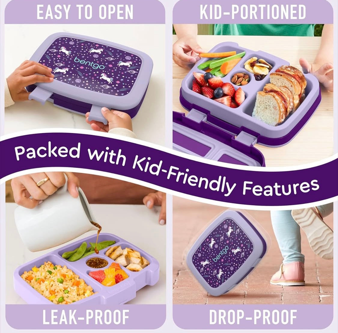 Bentgo Kids Lunchbox - Unicorn