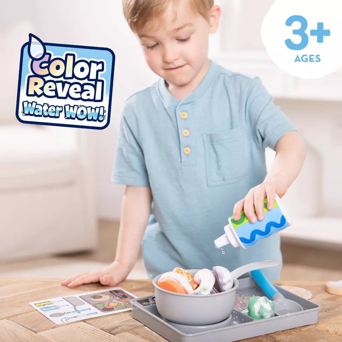 Melissa & Doug Water Wow Saute & Serve Playset