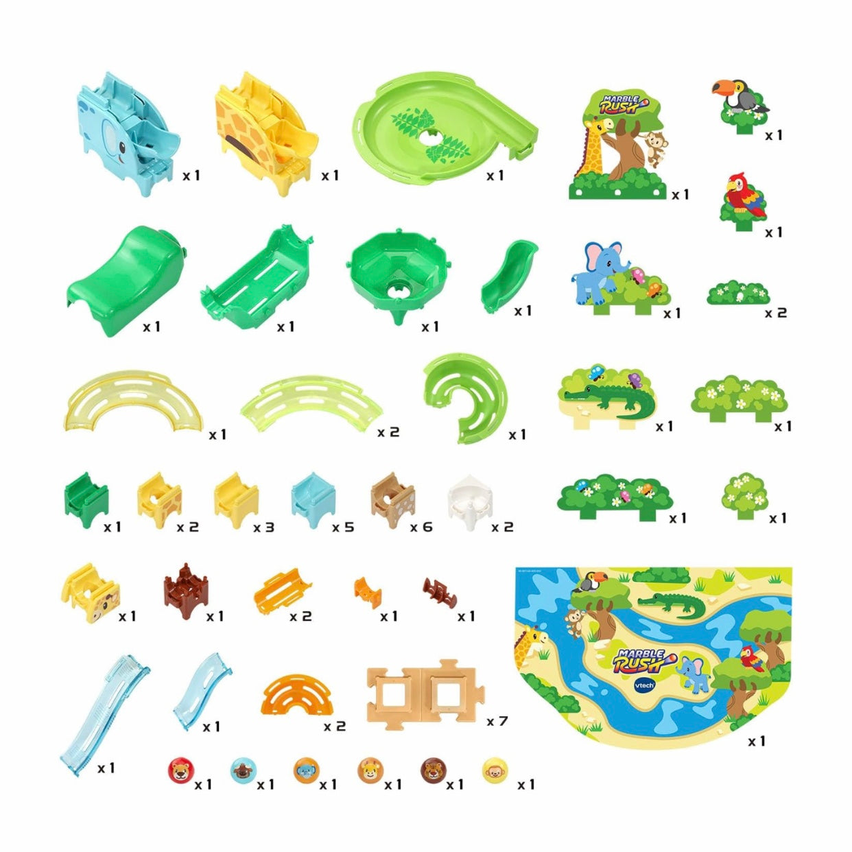 Vtech Marble Rush Jungle Journey Playset