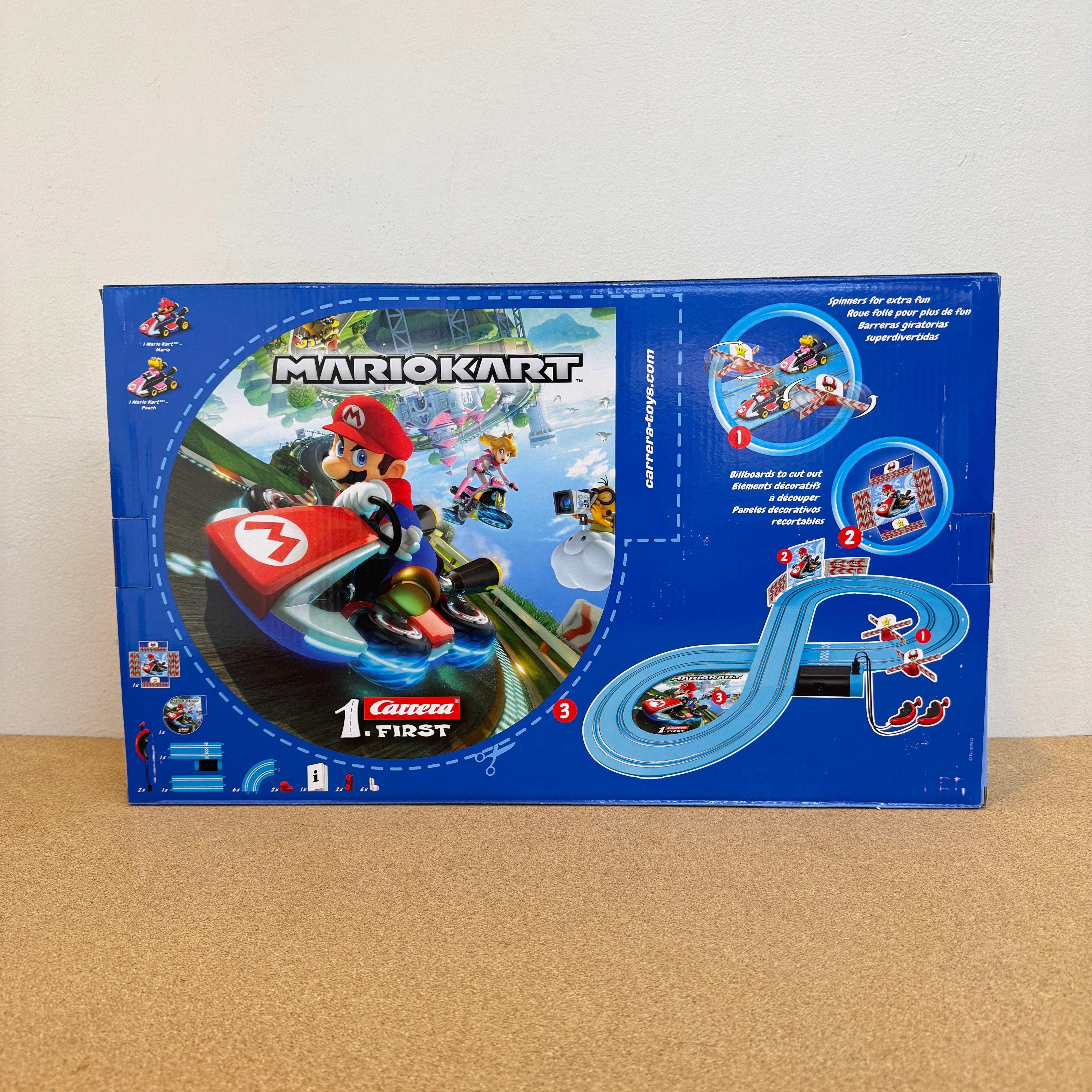 Carrera First MarioKart Racing Set - Mario and Peach